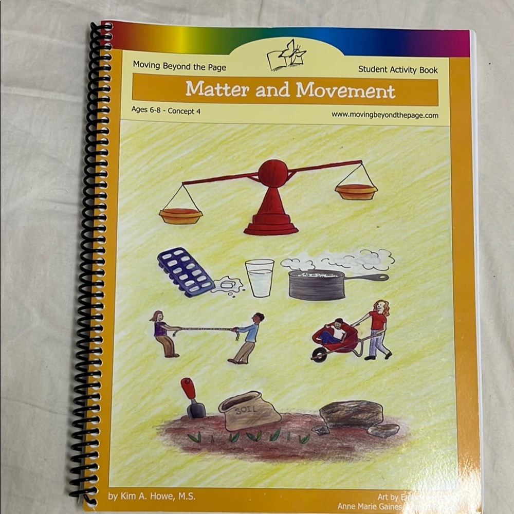 Matter and Movement Student Activity Book - Moving beyond the page